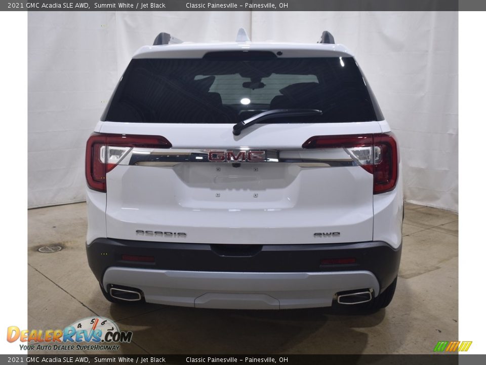 2021 GMC Acadia SLE AWD Summit White / Jet Black Photo #3