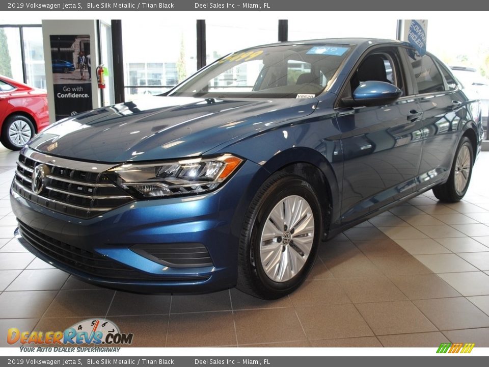 2019 Volkswagen Jetta S Blue Silk Metallic / Titan Black Photo #5