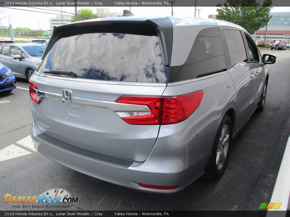 2019 Honda Odyssey EX-L Lunar Silver Metallic / Gray Photo #5