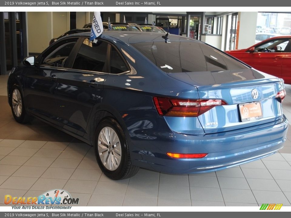 2019 Volkswagen Jetta S Blue Silk Metallic / Titan Black Photo #6