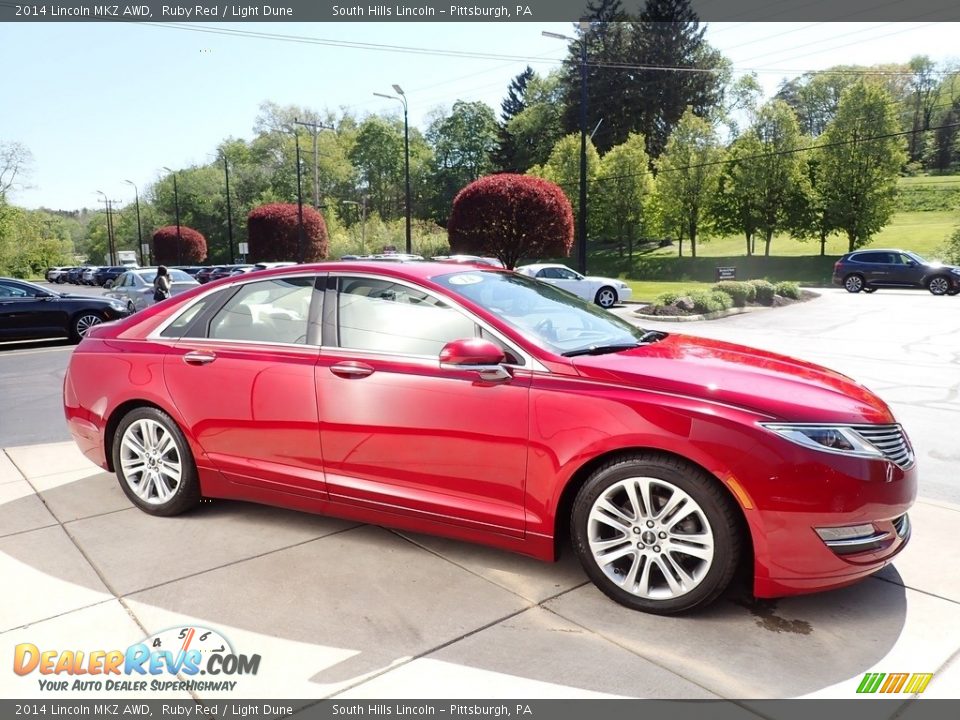 Ruby Red 2014 Lincoln MKZ AWD Photo #6