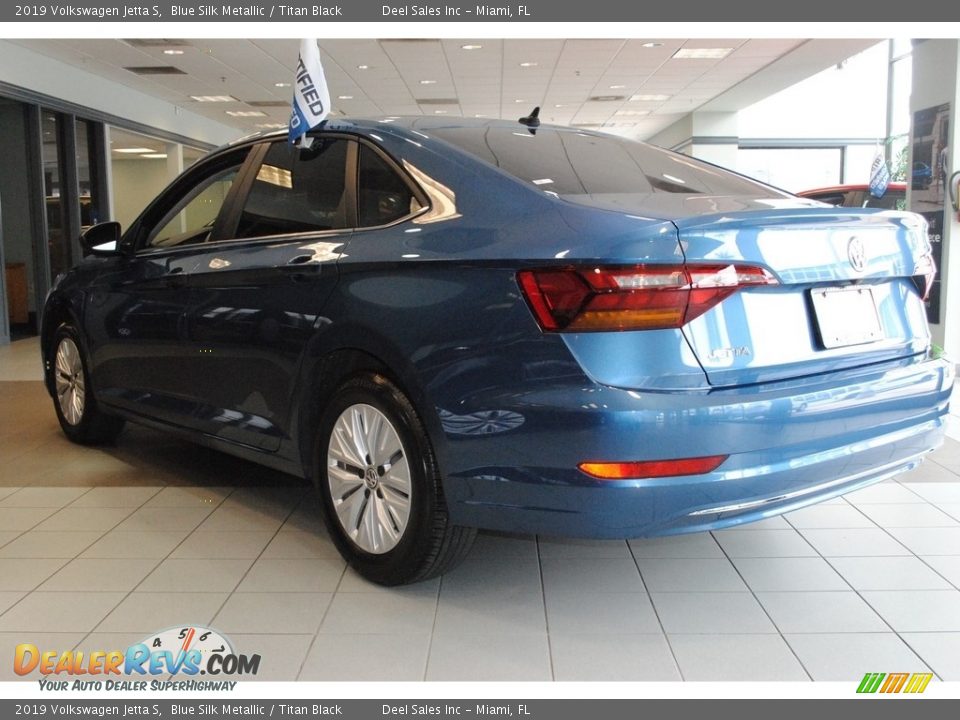 2019 Volkswagen Jetta S Blue Silk Metallic / Titan Black Photo #7