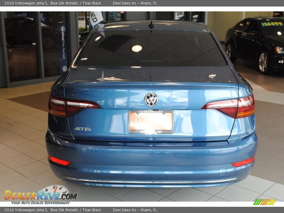 2019 Volkswagen Jetta S Blue Silk Metallic / Titan Black Photo #8