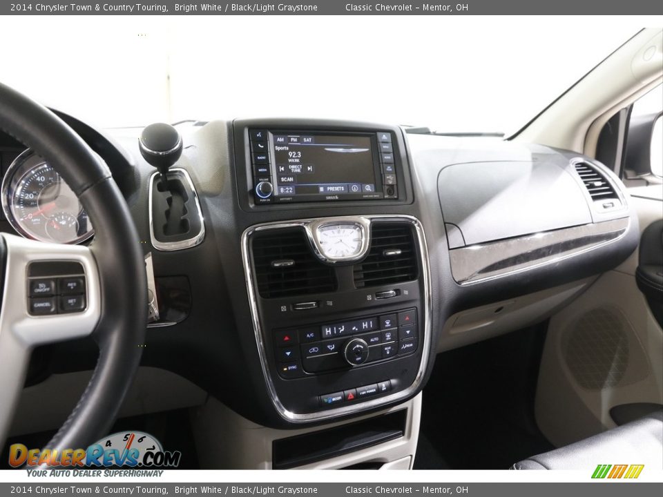 2014 Chrysler Town & Country Touring Bright White / Black/Light Graystone Photo #9