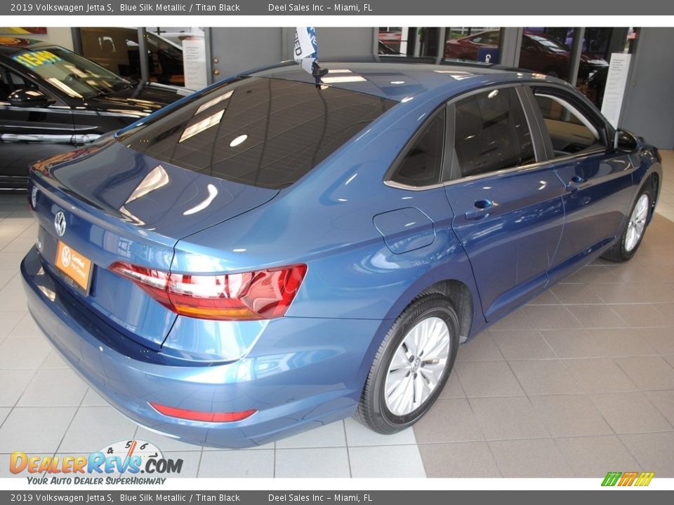 2019 Volkswagen Jetta S Blue Silk Metallic / Titan Black Photo #9
