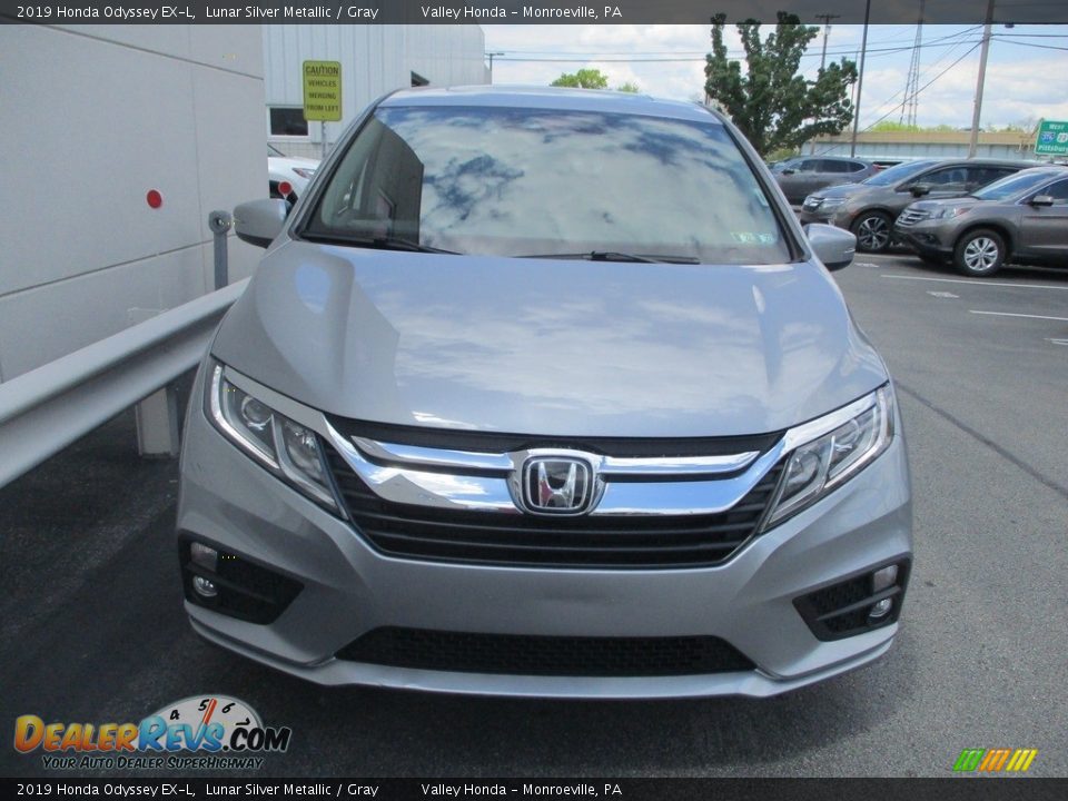 2019 Honda Odyssey EX-L Lunar Silver Metallic / Gray Photo #8