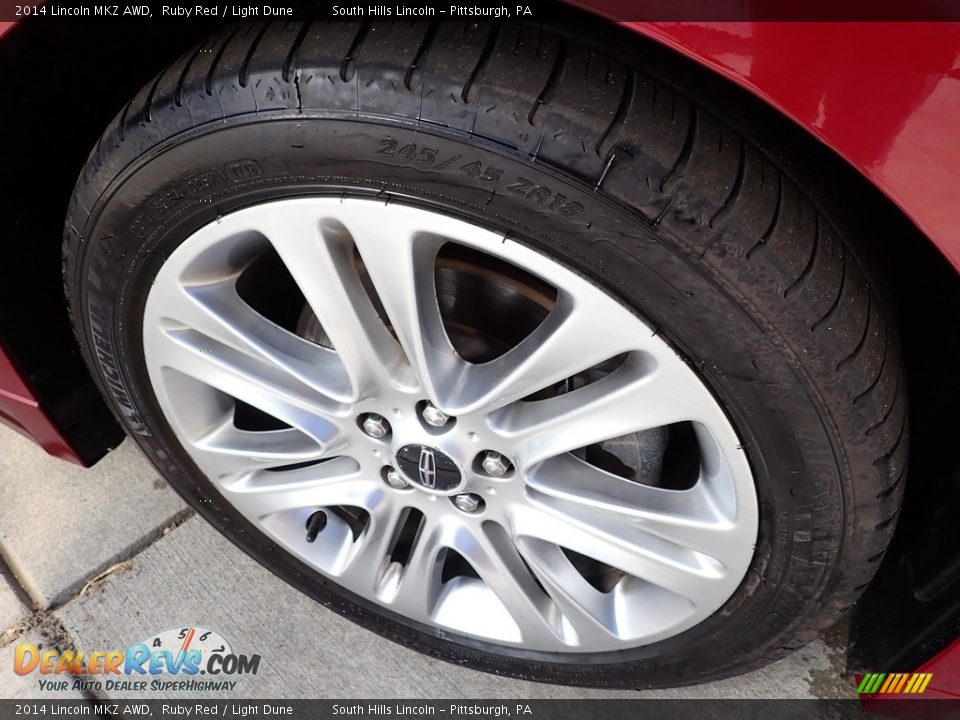 2014 Lincoln MKZ AWD Wheel Photo #9