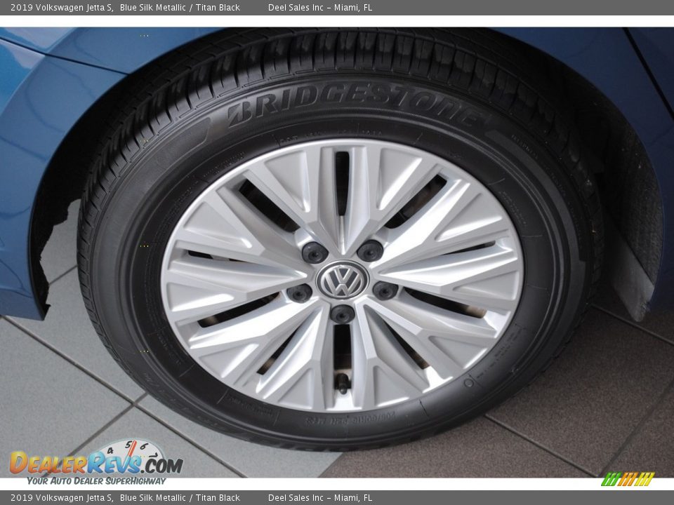 2019 Volkswagen Jetta S Blue Silk Metallic / Titan Black Photo #10