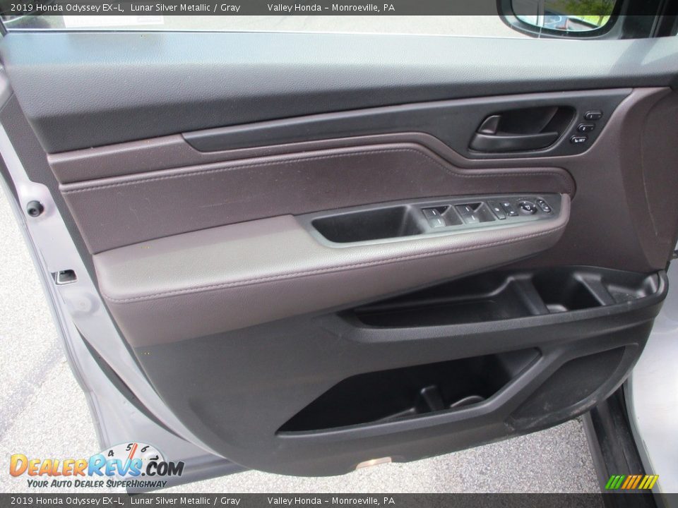 2019 Honda Odyssey EX-L Lunar Silver Metallic / Gray Photo #10