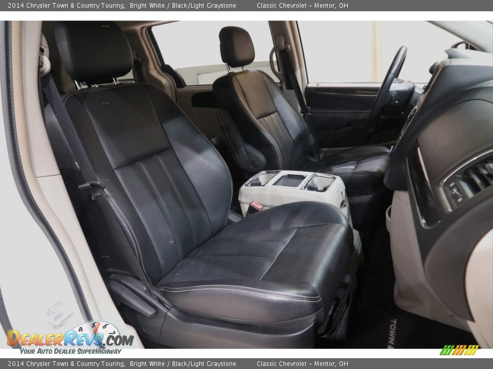 2014 Chrysler Town & Country Touring Bright White / Black/Light Graystone Photo #12