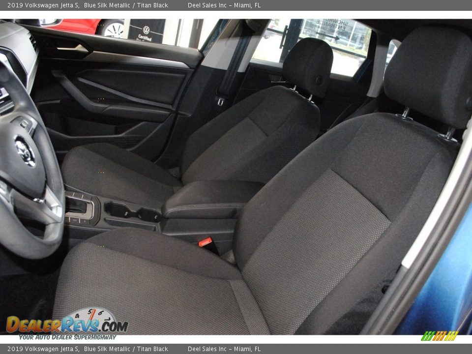 2019 Volkswagen Jetta S Blue Silk Metallic / Titan Black Photo #12