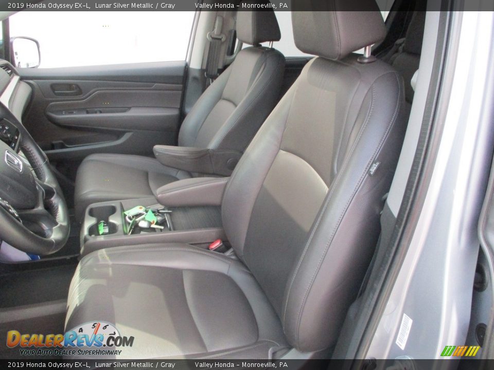 2019 Honda Odyssey EX-L Lunar Silver Metallic / Gray Photo #12