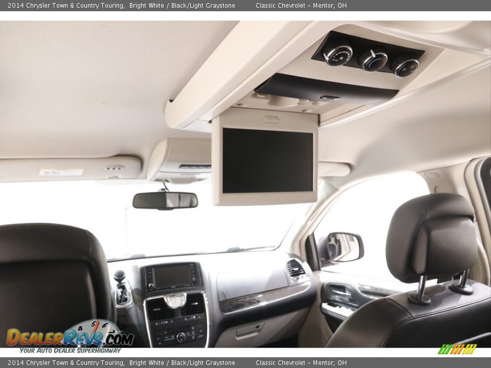 2014 Chrysler Town & Country Touring Bright White / Black/Light Graystone Photo #16