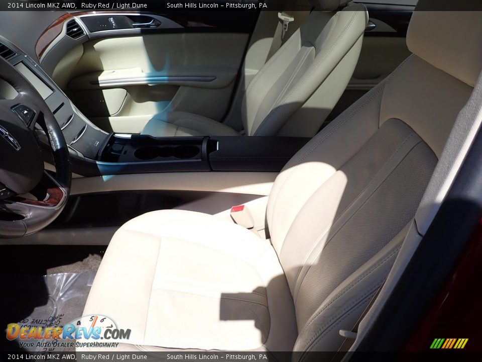 2014 Lincoln MKZ AWD Ruby Red / Light Dune Photo #15