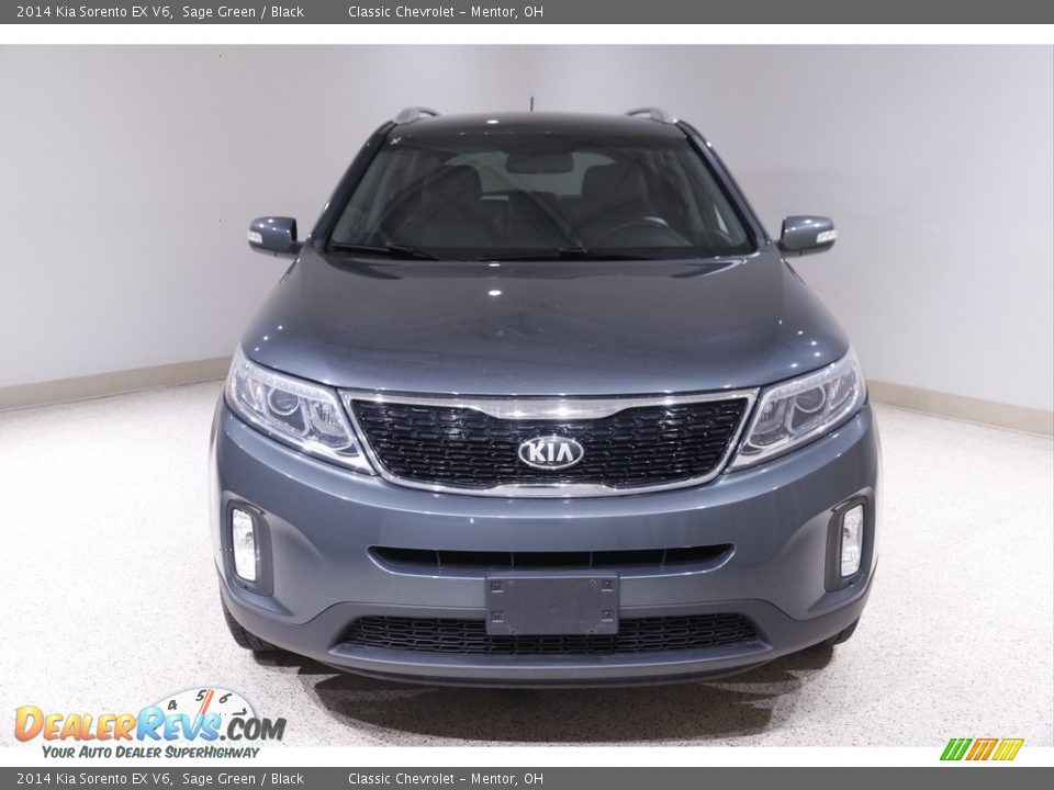 2014 Kia Sorento EX V6 Sage Green / Black Photo #2