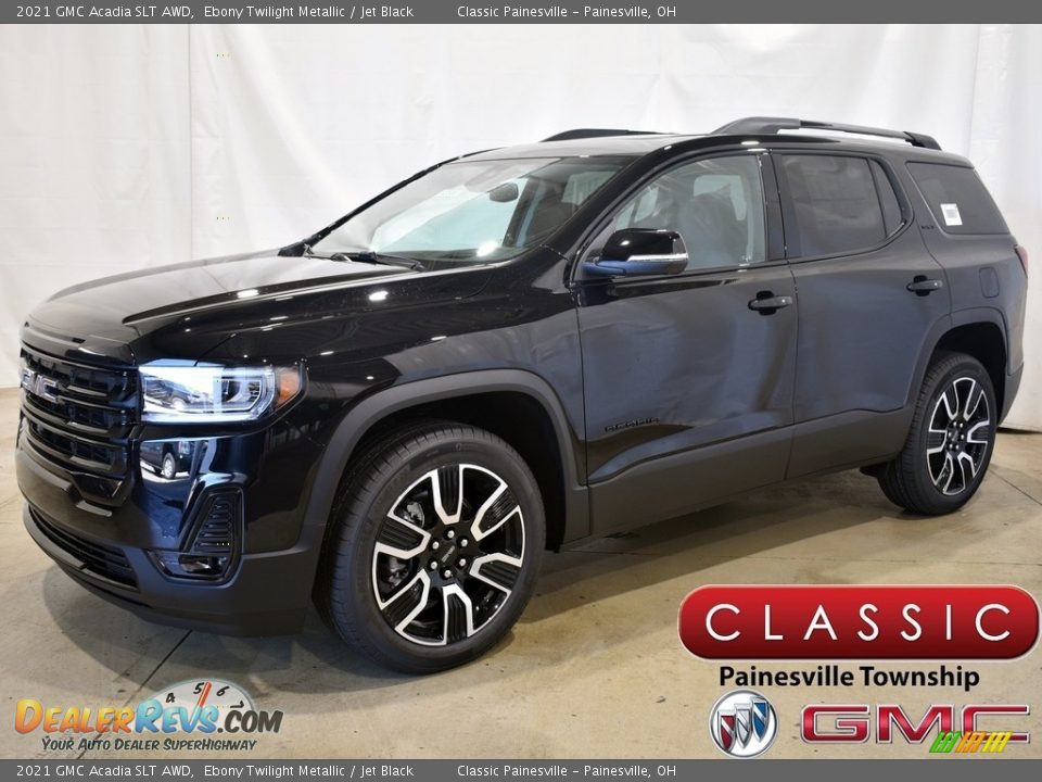 2021 GMC Acadia SLT AWD Ebony Twilight Metallic / Jet Black Photo #1