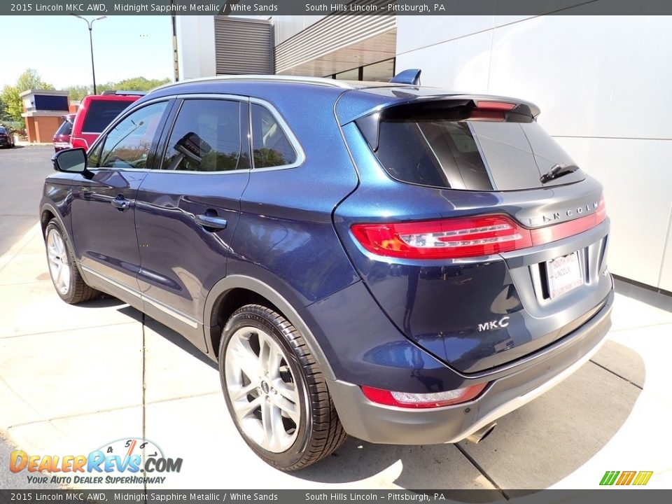 2015 Lincoln MKC AWD Midnight Sapphire Metallic / White Sands Photo #3