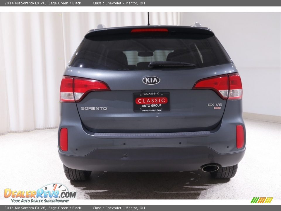 2014 Kia Sorento EX V6 Sage Green / Black Photo #17