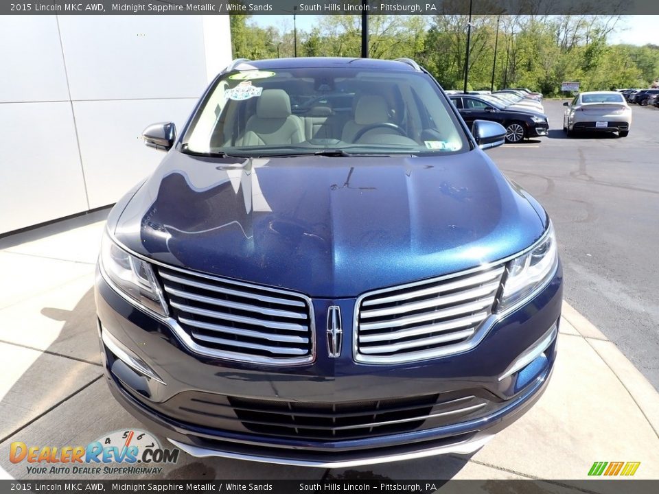 2015 Lincoln MKC AWD Midnight Sapphire Metallic / White Sands Photo #9