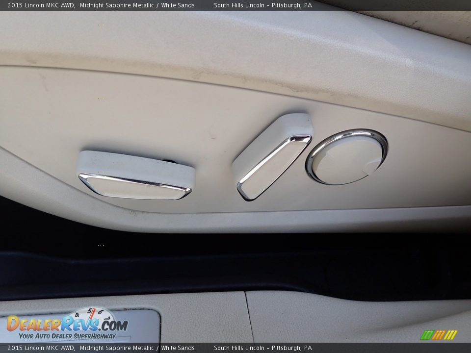 2015 Lincoln MKC AWD Midnight Sapphire Metallic / White Sands Photo #20