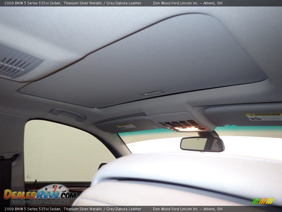 2009 BMW 5 Series 535xi Sedan Titanium Silver Metallic / Grey Dakota Leather Photo #2