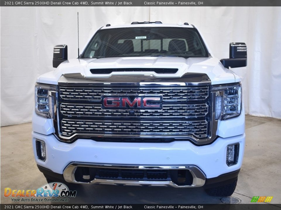 2021 GMC Sierra 2500HD Denali Crew Cab 4WD Summit White / Jet Black Photo #4