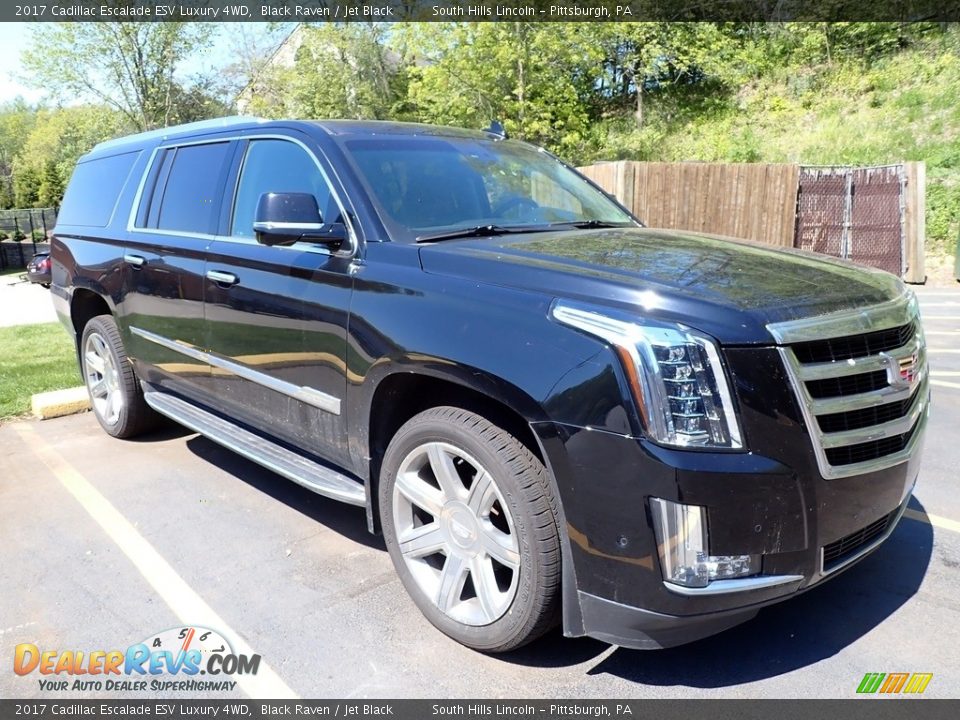 2017 Cadillac Escalade ESV Luxury 4WD Black Raven / Jet Black Photo #5