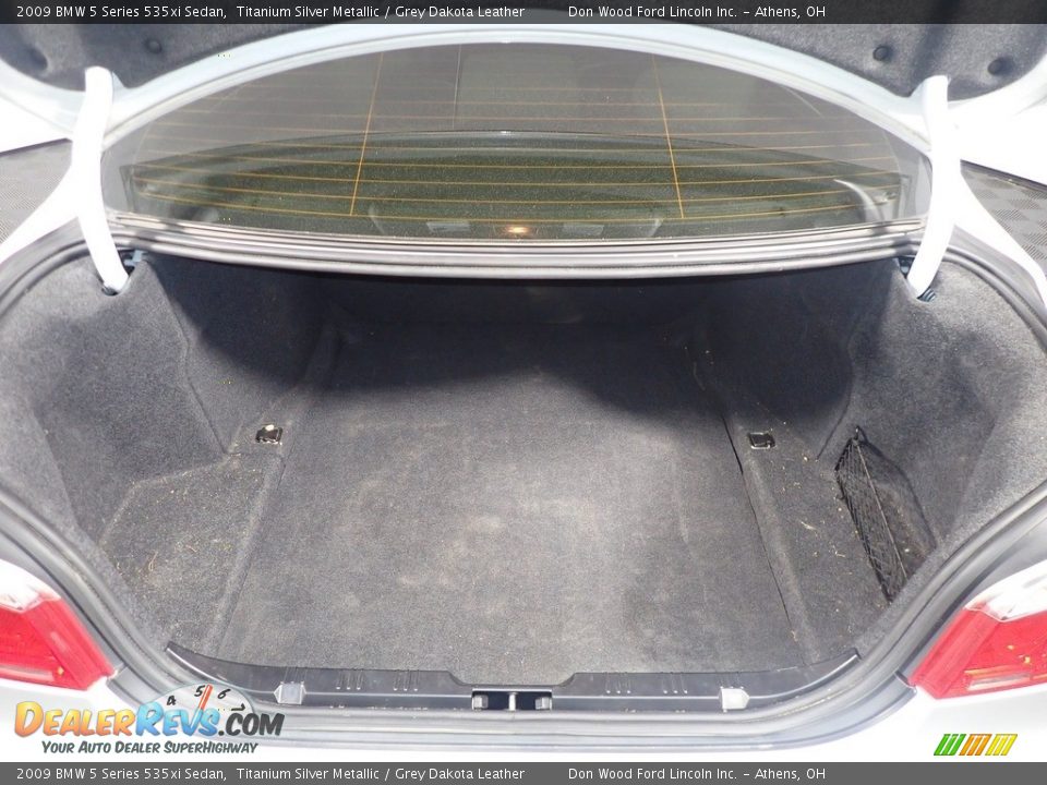 2009 BMW 5 Series 535xi Sedan Titanium Silver Metallic / Grey Dakota Leather Photo #16