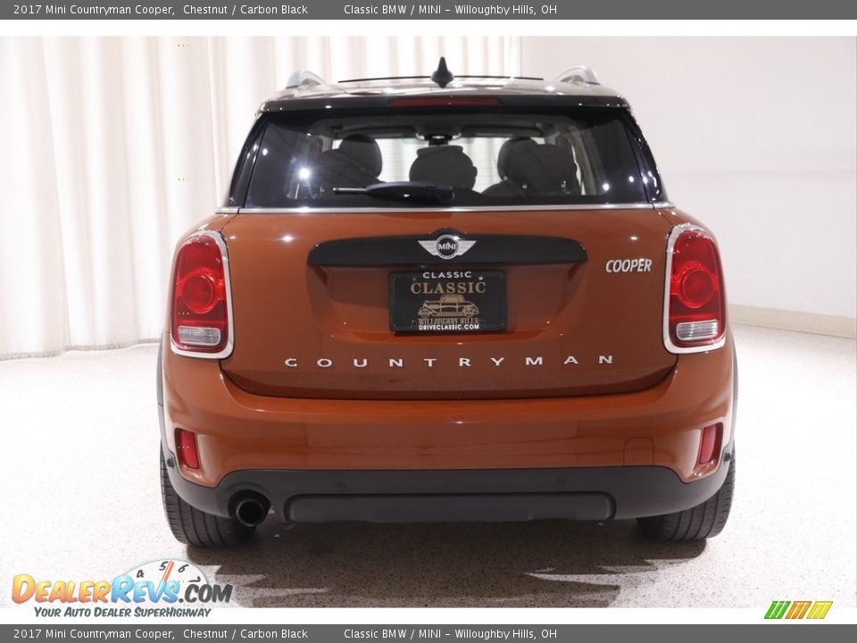 2017 Mini Countryman Cooper Chestnut / Carbon Black Photo #16