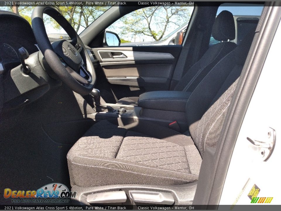 2021 Volkswagen Atlas Cross Sport S 4Motion Pure White / Titan Black Photo #4