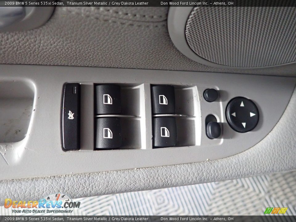 2009 BMW 5 Series 535xi Sedan Titanium Silver Metallic / Grey Dakota Leather Photo #22