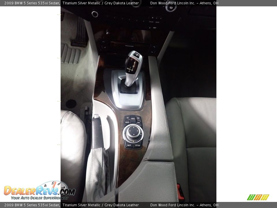2009 BMW 5 Series 535xi Sedan Titanium Silver Metallic / Grey Dakota Leather Photo #33