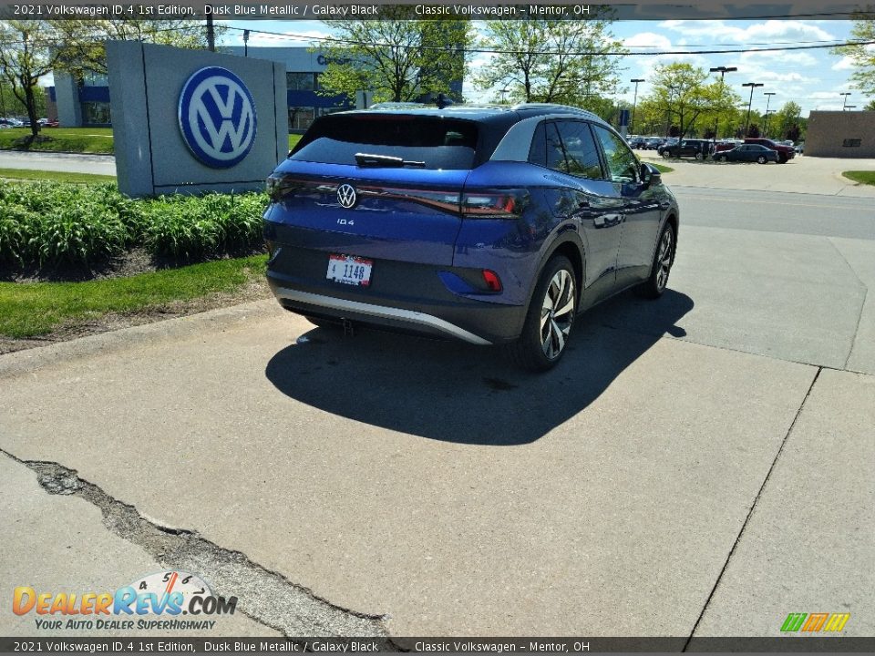 2021 Volkswagen ID.4 1st Edition Dusk Blue Metallic / Galaxy Black Photo #2