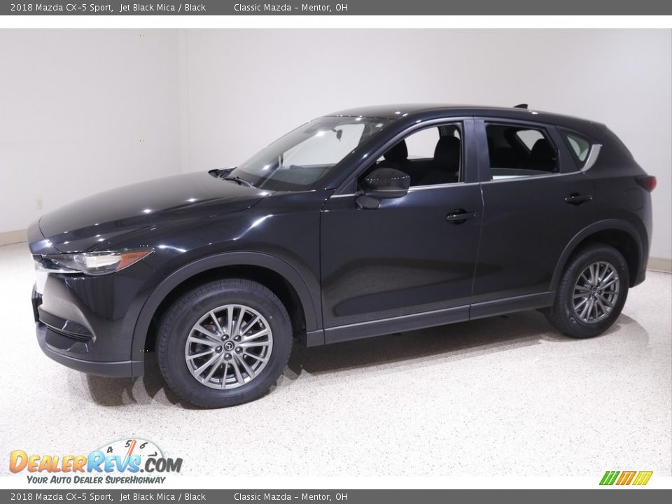 2018 Mazda CX-5 Sport Jet Black Mica / Black Photo #3