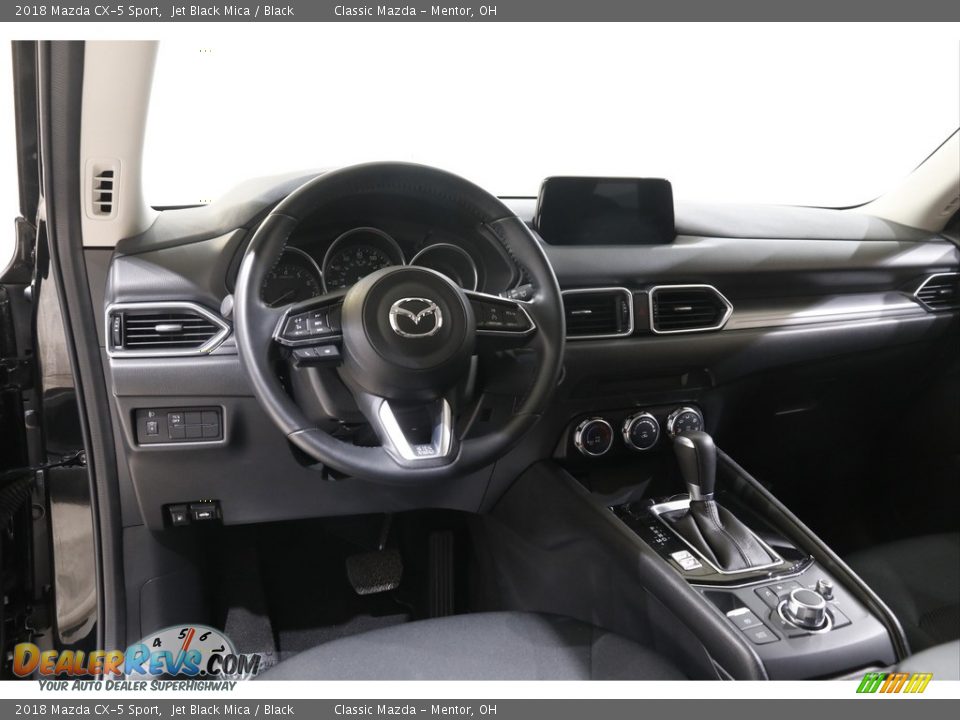 2018 Mazda CX-5 Sport Jet Black Mica / Black Photo #6