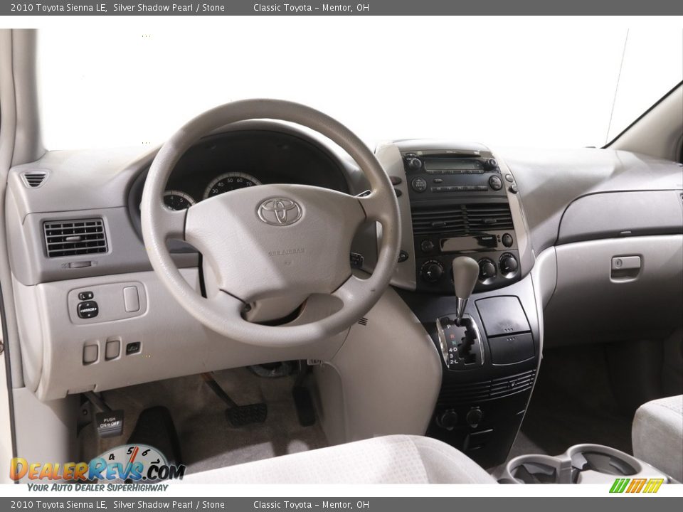 2010 Toyota Sienna LE Silver Shadow Pearl / Stone Photo #6