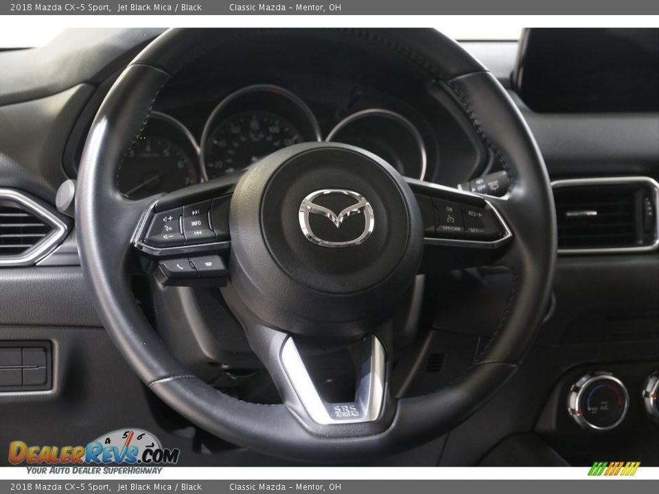 2018 Mazda CX-5 Sport Jet Black Mica / Black Photo #7