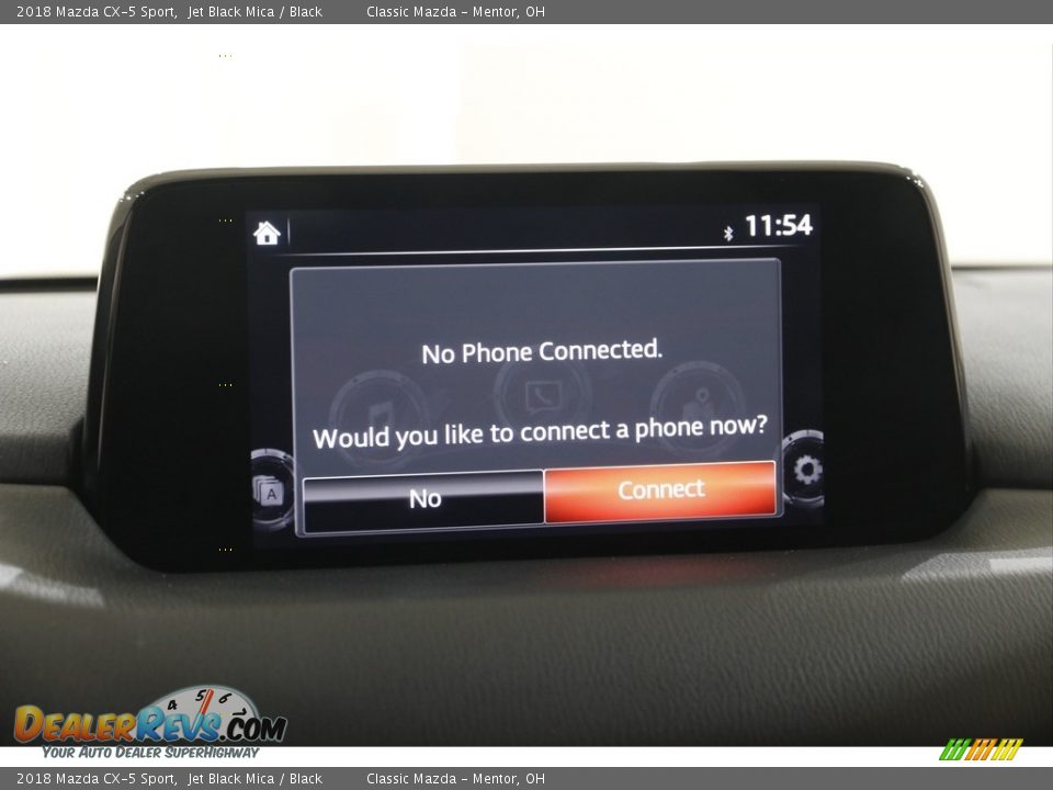 2018 Mazda CX-5 Sport Jet Black Mica / Black Photo #10