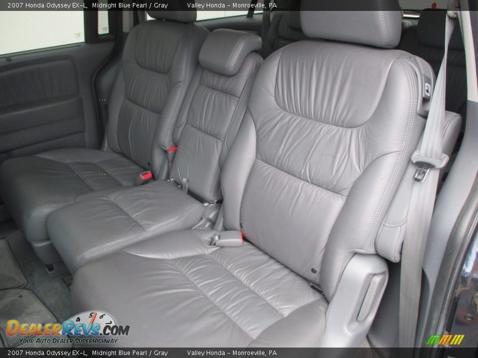 2007 Honda Odyssey EX-L Midnight Blue Pearl / Gray Photo #13