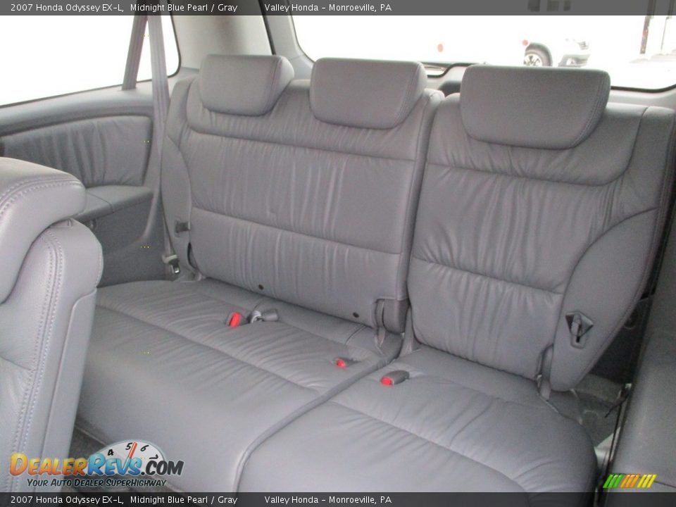 2007 Honda Odyssey EX-L Midnight Blue Pearl / Gray Photo #14