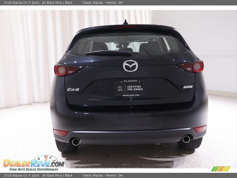 2018 Mazda CX-5 Sport Jet Black Mica / Black Photo #16