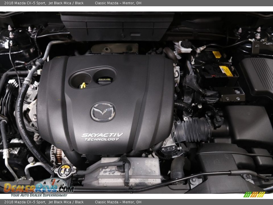 2018 Mazda CX-5 Sport Jet Black Mica / Black Photo #17