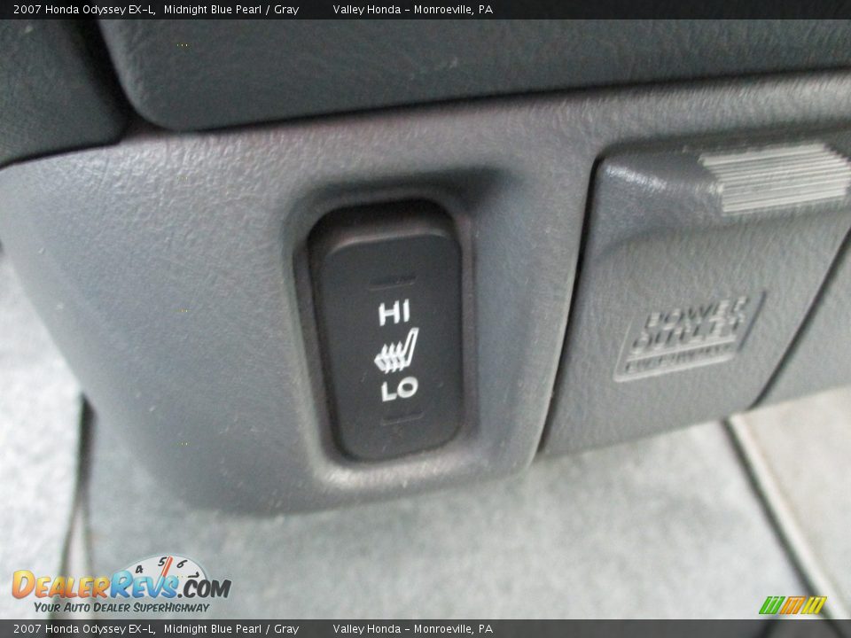 2007 Honda Odyssey EX-L Midnight Blue Pearl / Gray Photo #16