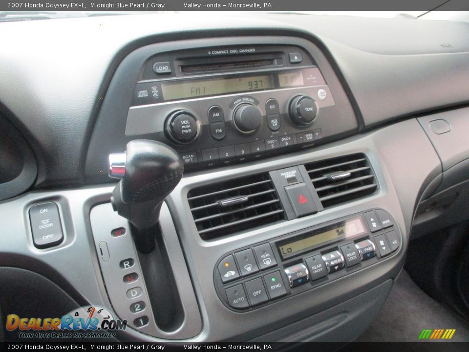 2007 Honda Odyssey EX-L Midnight Blue Pearl / Gray Photo #18