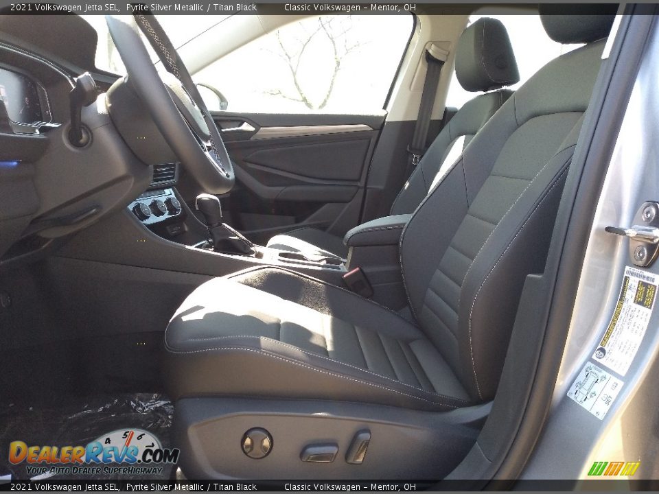 2021 Volkswagen Jetta SEL Pyrite Silver Metallic / Titan Black Photo #4