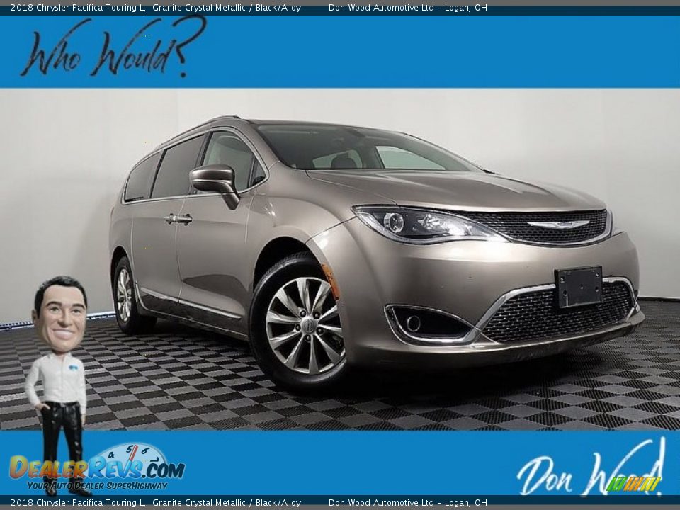 2018 Chrysler Pacifica Touring L Granite Crystal Metallic / Black/Alloy Photo #1