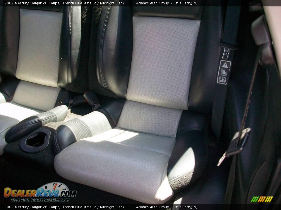 2002 Mercury Cougar V6 Coupe French Blue Metallic / Midnight Black Photo #15
