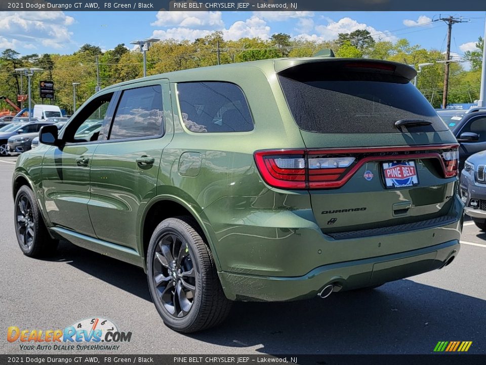 2021 Dodge Durango GT AWD F8 Green / Black Photo #6