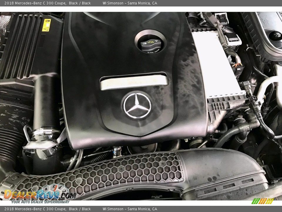 2018 Mercedes-Benz C 300 Coupe Black / Black Photo #31