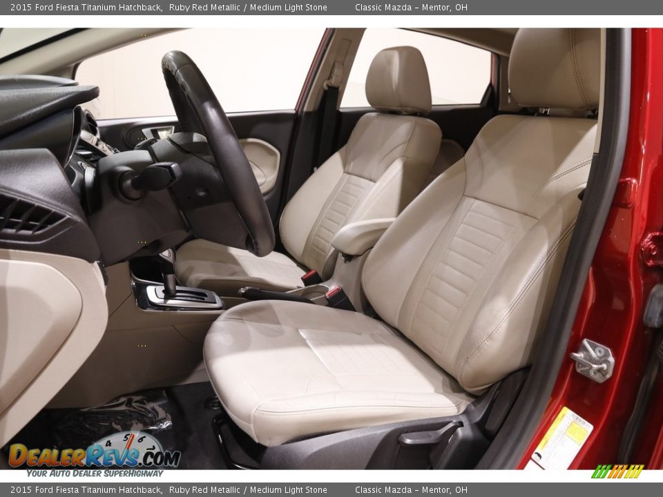 Front Seat of 2015 Ford Fiesta Titanium Hatchback Photo #5
